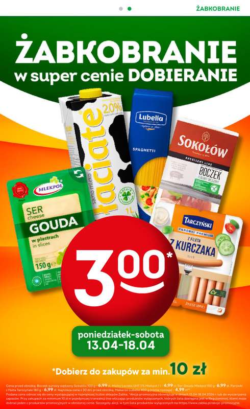 Żabka - gazetka promocyjna Gazetka Spożywcza od środy 08.04 do wtorku 21.04 - strona 3