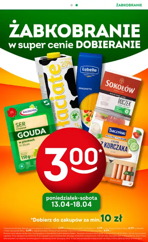 Żabka - gazetka promocyjna Gazetka Spożywcza od środy 08.04 do wtorku 21.04 - strona 3