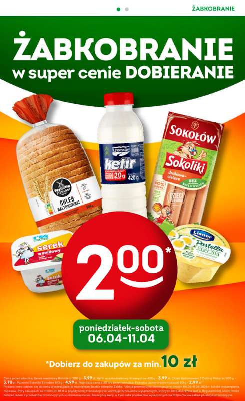 Żabka - gazetka promocyjna Gazetka Spożywcza od środy 08.04 do wtorku 21.04 - strona 2