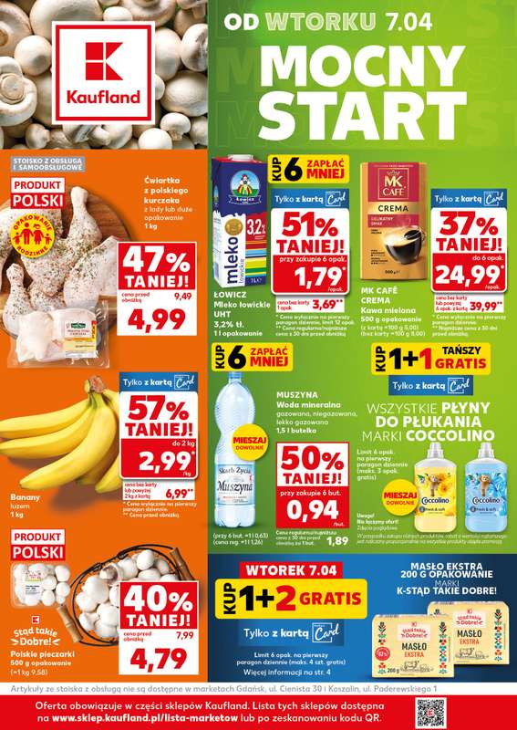 Kaufland - gazetka promocyjna Mocny Start od wtorku 07.04 do środy 08.04