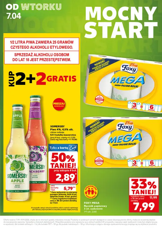 Kaufland - gazetka promocyjna Mocny Start od wtorku 07.04 do środy 08.04 - strona 3