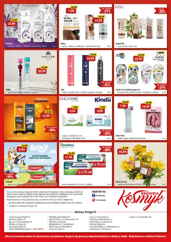 Drogeria Kosmyk - gazetka promocyjna Gazetka od środy 08.04 do czwartku 30.04 - strona 4