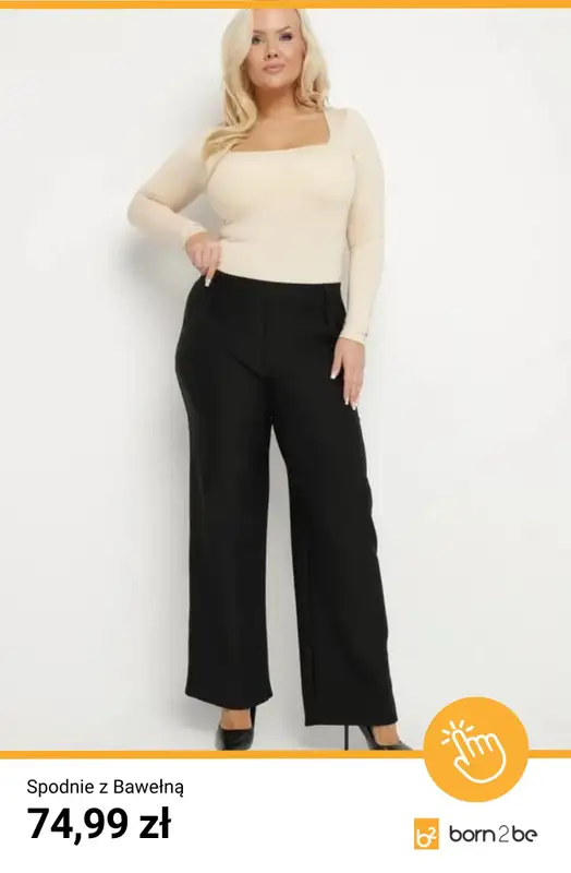 Born2be - gazetka promocyjna Damska odzież PLUS SIZE od wtorku 07.04  - strona 3