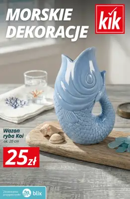 KiK - gazetka promocyjna Morskie dekoracje do domu w super cenach! od wtorku 07.04 