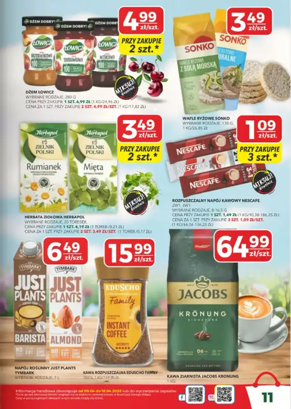 Top Market - gazetka promocyjna Gazetka od czwartku 09.04 do soboty 18.04 - strona 11