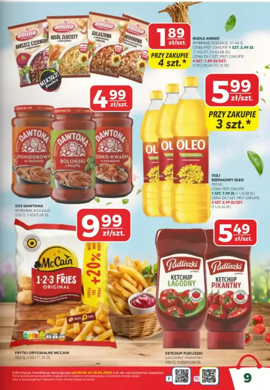 Top Market - gazetka promocyjna Gazetka od czwartku 09.04 do soboty 18.04 - strona 9