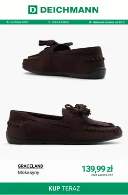 Deichmann - gazetka promocyjna Mokasyny damskie od wtorku 07.04  - strona 5