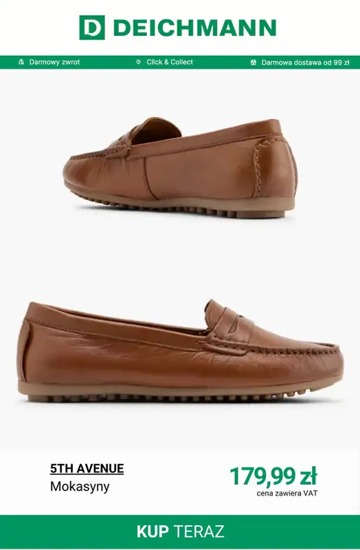 Deichmann - gazetka promocyjna Mokasyny damskie od wtorku 07.04  - strona 11