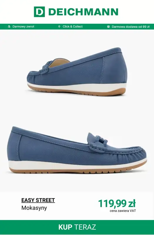 Deichmann - gazetka promocyjna Mokasyny damskie od wtorku 07.04  - strona 3