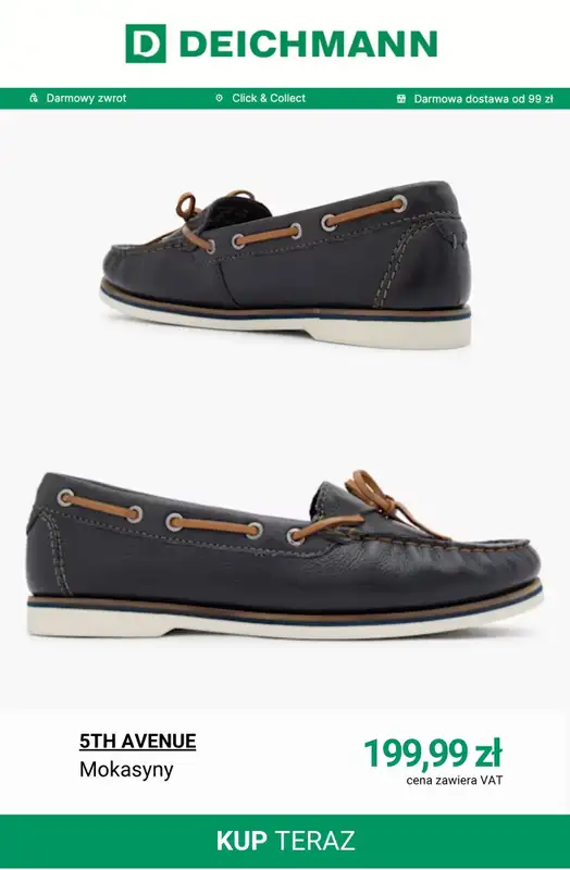 Deichmann - gazetka promocyjna Mokasyny damskie od wtorku 07.04  - strona 8