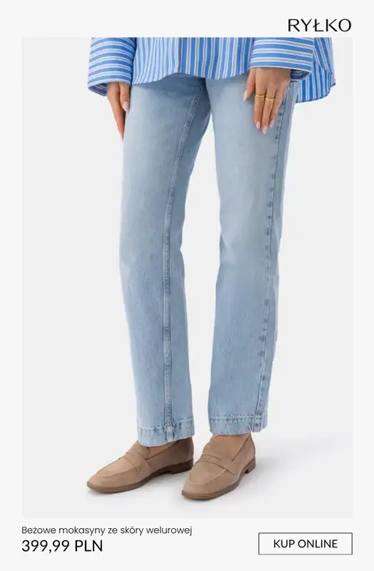 Ryłko - gazetka promocyjna Mokasyny damskie od wtorku 07.04  - strona 10