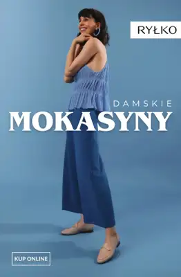 Ryłko - gazetka promocyjna Mokasyny damskie od wtorku 07.04 