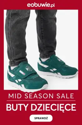 eobuwie.pl - gazetka promocyjna Buty dziecięce – Mid Season Sale od wtorku 07.04 
