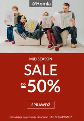 Homla - gazetka promocyjna Do -50% Mid Season Sale od wtorku 07.04 
