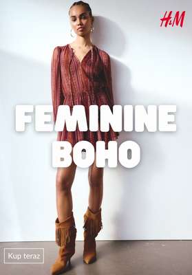 H&M - gazetka promocyjna Feminine Boho od wtorku 07.04 