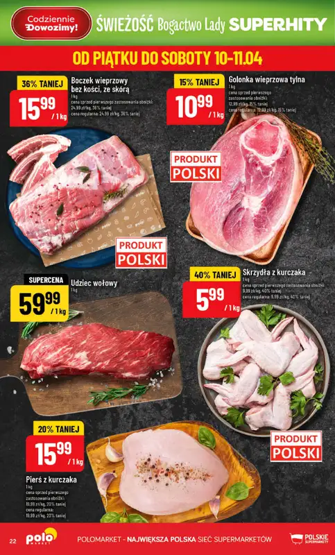 POLOmarket - gazetka promocyjna Gazetka od środy 08.04 do wtorku 14.04 - strona 22