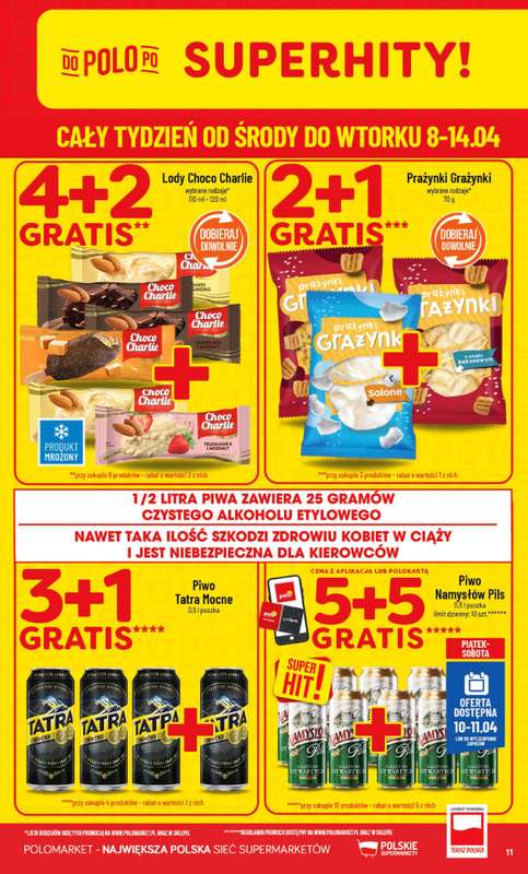 POLOmarket - gazetka promocyjna Gazetka od środy 08.04 do wtorku 14.04 - strona 11