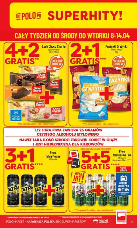 POLOmarket - gazetka promocyjna Gazetka od środy 08.04 do wtorku 14.04 - strona 11