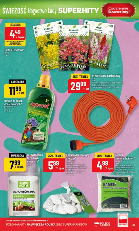 POLOmarket - gazetka promocyjna Gazetka od środy 08.04 do wtorku 14.04 - strona 57