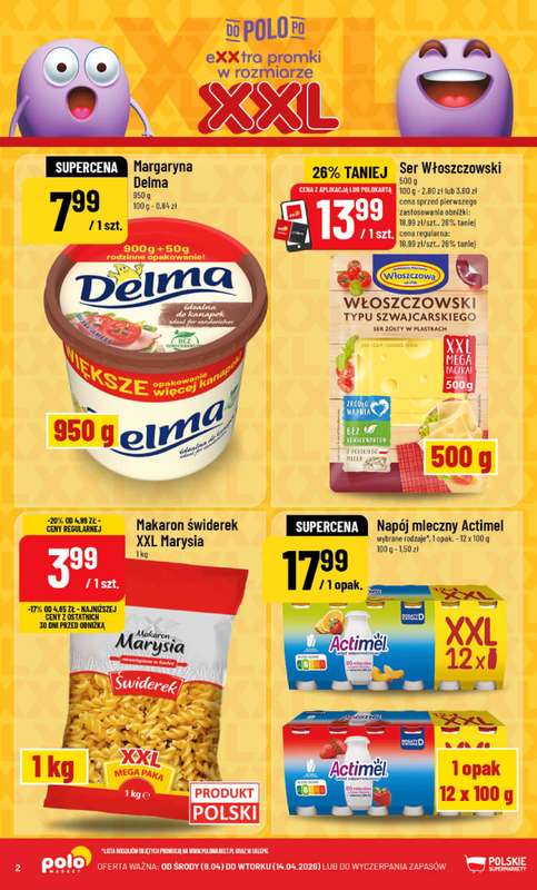 POLOmarket - gazetka promocyjna Gazetka od środy 08.04 do wtorku 14.04 - strona 2
