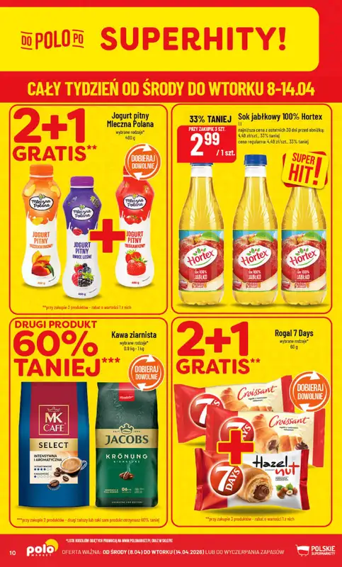POLOmarket - gazetka promocyjna Gazetka od środy 08.04 do wtorku 14.04 - strona 10