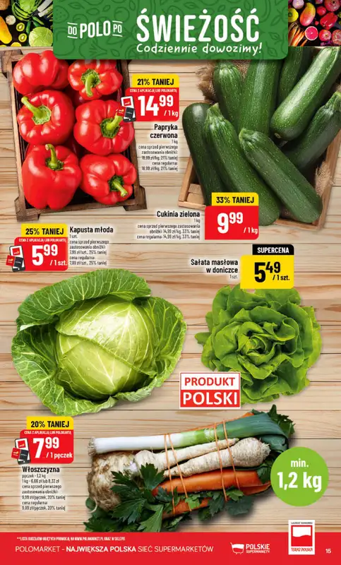 POLOmarket - gazetka promocyjna Gazetka od środy 08.04 do wtorku 14.04 - strona 15