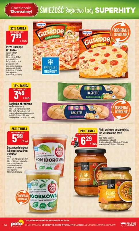 POLOmarket - gazetka promocyjna Gazetka od środy 08.04 do wtorku 14.04 - strona 34