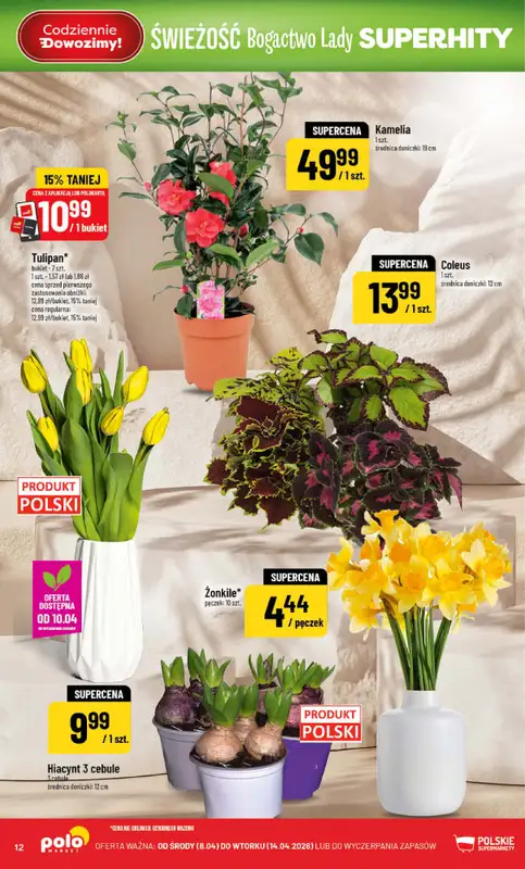POLOmarket - gazetka promocyjna Gazetka od środy 08.04 do wtorku 14.04 - strona 12