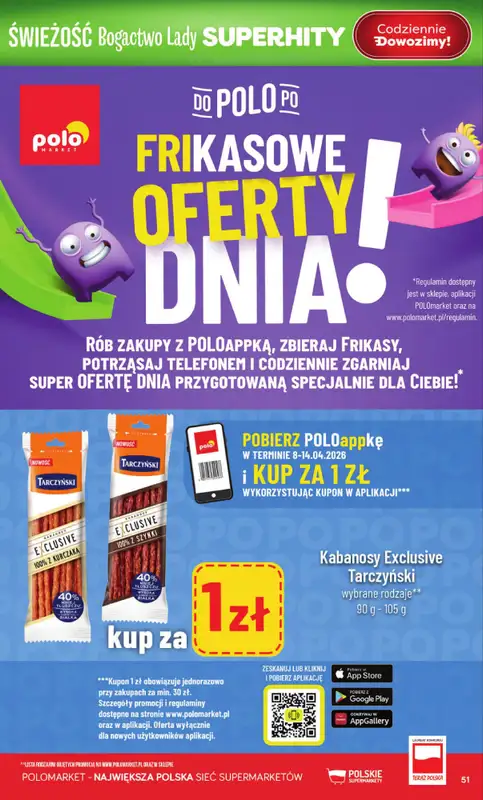 POLOmarket - gazetka promocyjna Gazetka od środy 08.04 do wtorku 14.04 - strona 51