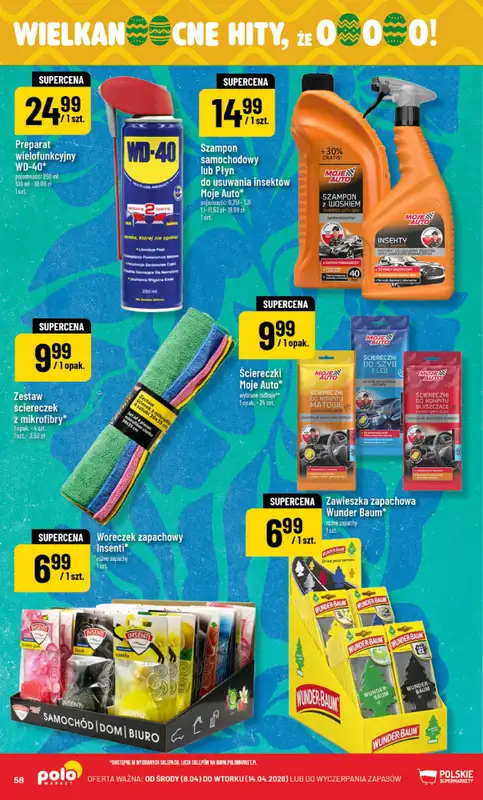 POLOmarket - gazetka promocyjna Gazetka od środy 08.04 do wtorku 14.04 - strona 58