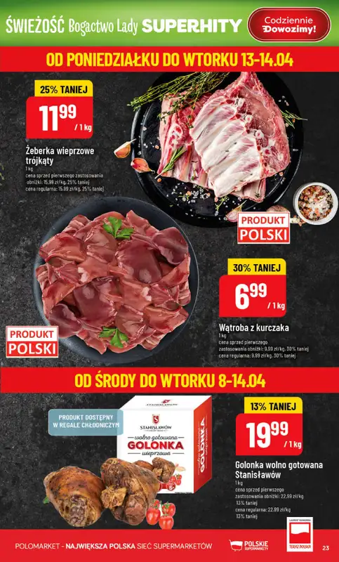 POLOmarket - gazetka promocyjna Gazetka od środy 08.04 do wtorku 14.04 - strona 23
