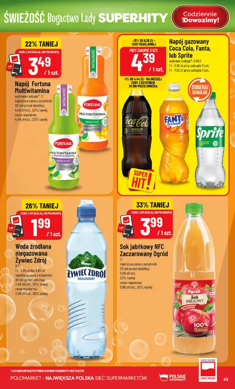 POLOmarket - gazetka promocyjna Gazetka od środy 08.04 do wtorku 14.04 - strona 43