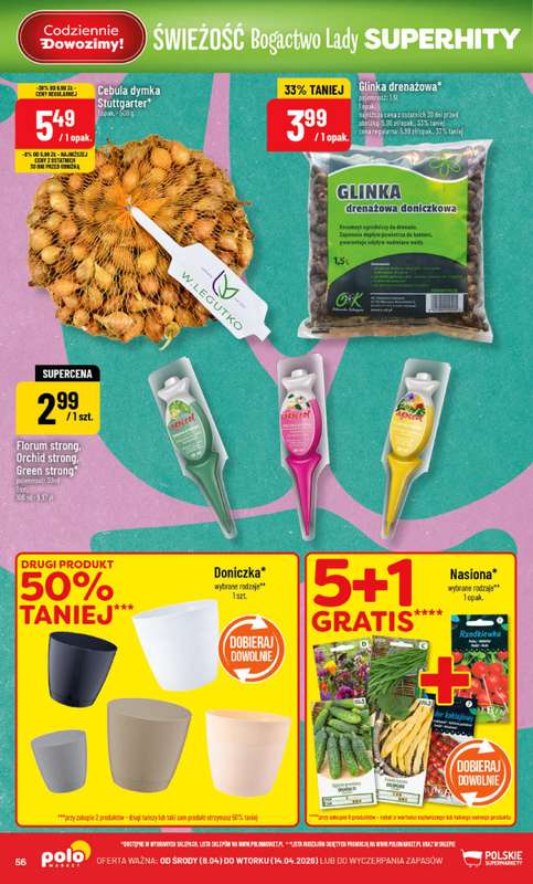 POLOmarket - gazetka promocyjna Gazetka od środy 08.04 do wtorku 14.04 - strona 56