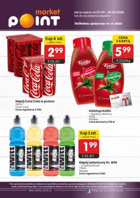 Market Point - gazetka promocyjna Gazetka od wtorku 07.04 do niedzieli 26.04