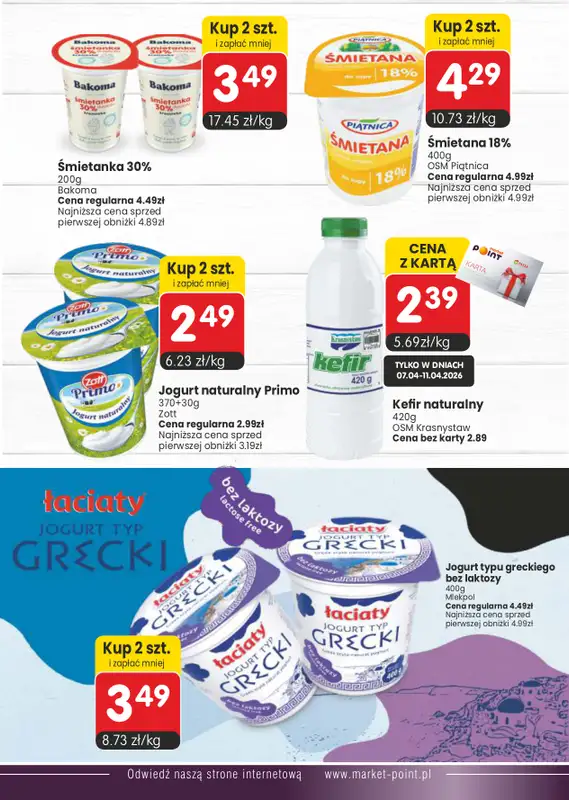 Market Point - gazetka promocyjna Gazetka od wtorku 07.04 do niedzieli 26.04 - strona 7