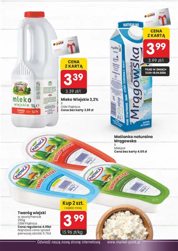 Market Point - gazetka promocyjna Gazetka od wtorku 07.04 do niedzieli 26.04 - strona 4