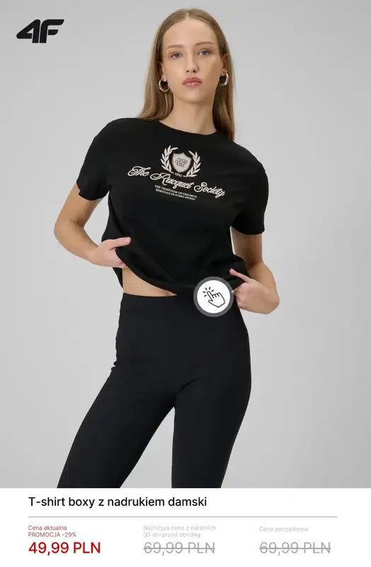 4F - gazetka promocyjna Mid Season Sale – dla niej do 50 zł od wtorku 07.04  - strona 3