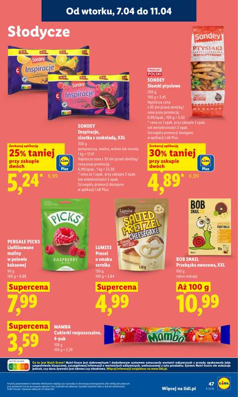 Lidl - gazetka promocyjna Oferta od wtorku od wtorku 07.04 do środy 08.04 - strona 49