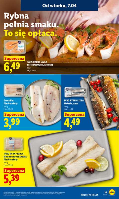 Lidl - gazetka promocyjna Oferta od wtorku od wtorku 07.04 do środy 08.04 - strona 35