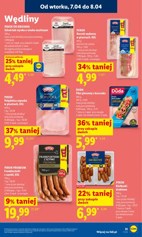 Lidl - gazetka promocyjna Oferta od wtorku od wtorku 07.04 do środy 08.04 - strona 31
