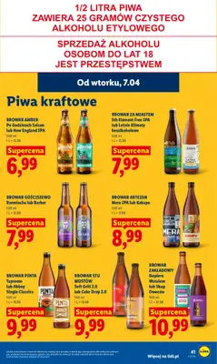 Lidl - gazetka promocyjna Oferta od wtorku od wtorku 07.04 do środy 08.04 - strona 41