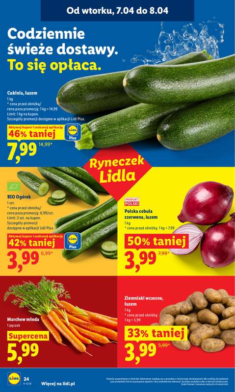 Lidl - gazetka promocyjna Oferta od wtorku od wtorku 07.04 do środy 08.04 - strona 24