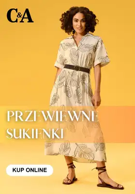 C&A - gazetka promocyjna Przewiewne sukienki od wtorku 07.04 