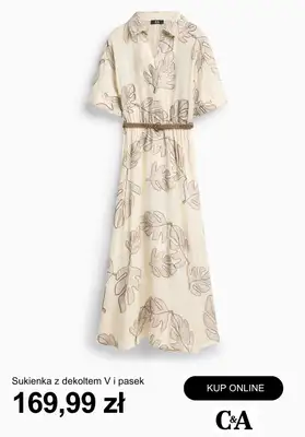 C&A - gazetka promocyjna Przewiewne sukienki od wtorku 07.04  - strona 13