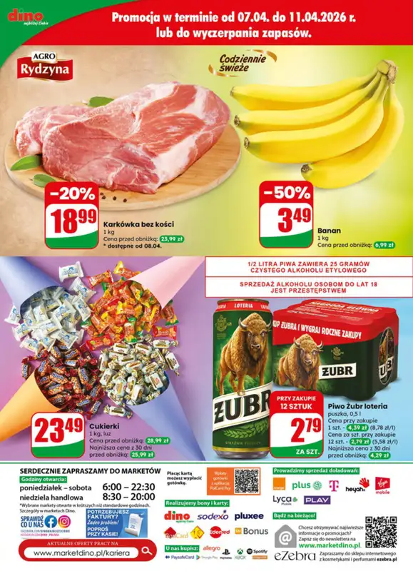 Dino - gazetka promocyjna Gazetka 15 / 2026 od środy 08.04 do wtorku 14.04 - strona 69