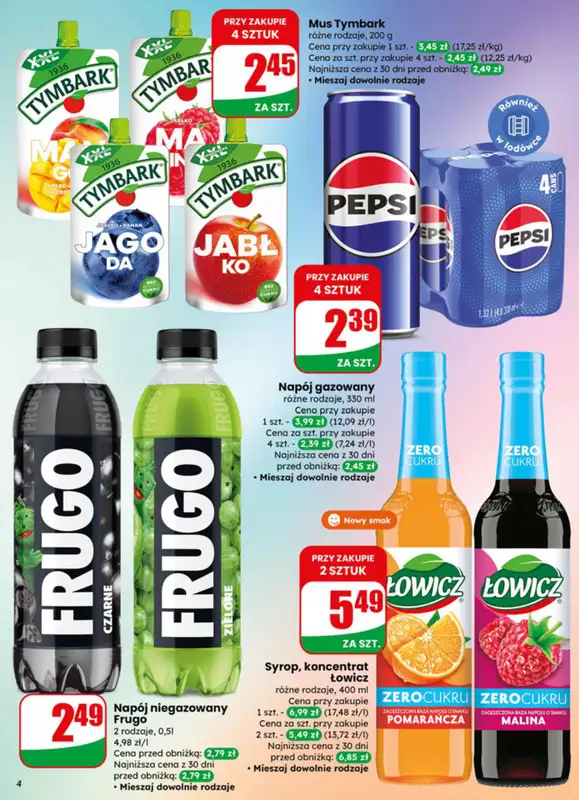 Dino - gazetka promocyjna Gazetka 15 / 2026 od środy 08.04 do wtorku 14.04 - strona 4