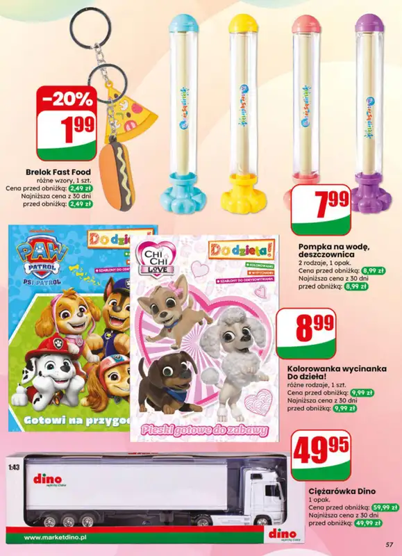 Dino - gazetka promocyjna Gazetka 15 / 2026 od środy 08.04 do wtorku 14.04 - strona 57
