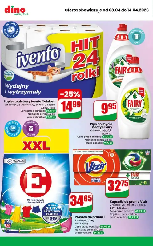 Dino - gazetka promocyjna MEGA promocje! od środy 08.04 do wtorku 14.04 - strona 9