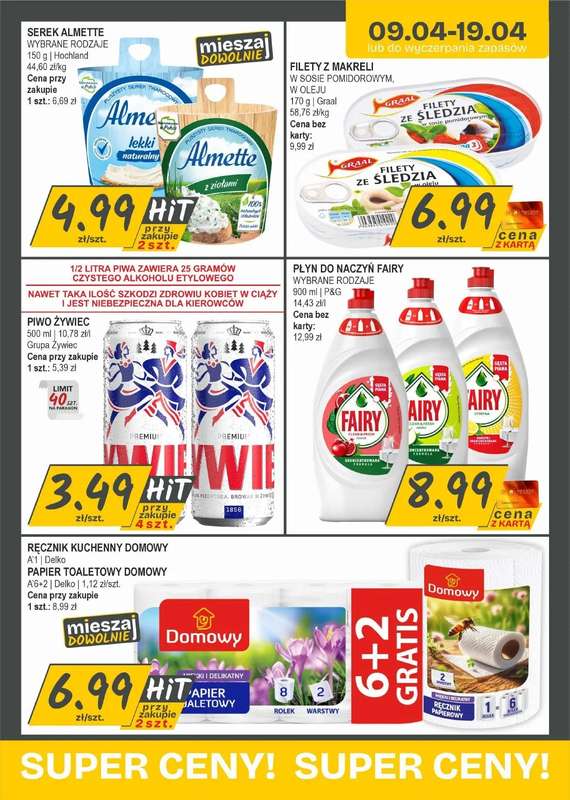 Słoneczko - gazetka promocyjna Gazetka od czwartku 09.04 do niedzieli 19.04 - strona 6