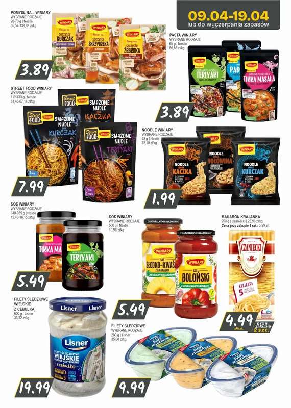 Słoneczko - gazetka promocyjna Gazetka od czwartku 09.04 do niedzieli 19.04 - strona 4